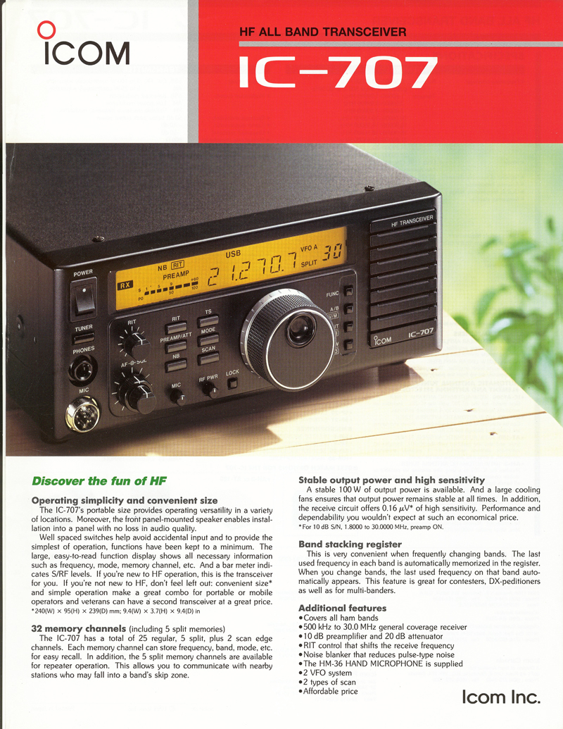 Icom Amateur Radio Endzone